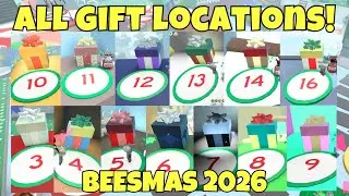 ALL GIFTS BOX LOCATIONS in *BEESMAS 2025-2026 UPDATE* BEE SWARM SIMLATOR | ROBLOX
