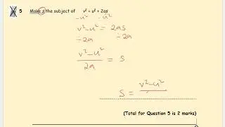 Changing the Subject of Formula GCSE Maths Revision