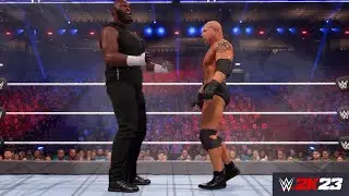 WWE 2k23 - GOLDBERG VS OMOS (FULL FIGHT GAMEPLAY)