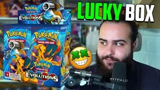 ABRI UMA CAIXA COMPLETA DE POKÉMON EVOLUTIONS *VALIOSA*