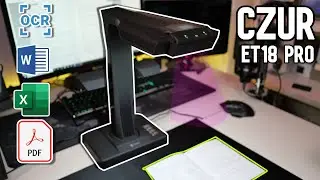 SCANNER CON OCR e TRASFORMAZIONE IN WORD: Recensione CZUR ET18 Pro
