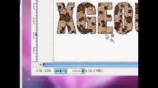 Gimp Burnt Text - Texto Quemado