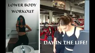 DAY IN THE LIFE + LOWER BODY WORKOUT | Alannah Jade