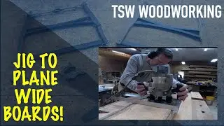 How To Plane Wide Boards
