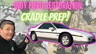 Indy Fiero restoration: Subframe preparation for new engine