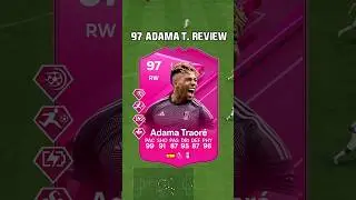 97 Adama Traoré Review in EA Sports FC 24 #shorts #short #fc24 #eafc24 #adamatraore #futties #wolves