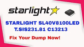 T.SIS231.81 C13213 dump STARLIGHT SL40V8100LED & DTW400LL01-D Panel