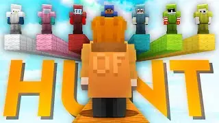 Cloudpha Vs 7 Hunters (Bedwars Manhunt)