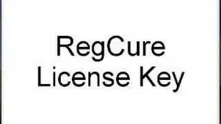 RegCure Lisense Key Windows Xp and Vista