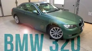 CAR WRAPPING BMW 320 Cabrio - Pine Green Metallic