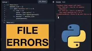 How to fix file-handling errors