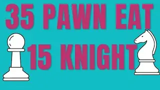 15 knight(45 point) Vs 35 pawn(35 point)☑️😱 Look pawn promotion😱👀👁️😥