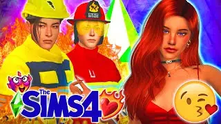 How FAST can I go from 🔥 to 😘? (Sims 4 FIREFIGHTER Challenge... 😅)