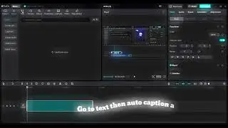 How to generate auto captions with Capcut! 