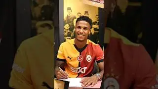 Ismail Jakobs'u resmen açıklayan Galatasaray'dan Osimhen göndermesi #soccerplayer #futbolbecerileri