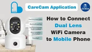How to Connect Dual Lens WiFi Camera to Mobile Phone | Evoke Dual Lens CCTV Camera