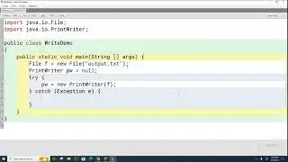 CSA 093: How to Write to a File Using PrintWriter