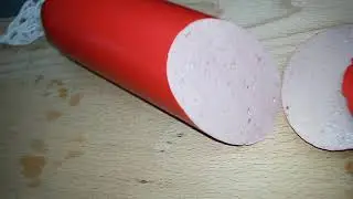 Результат экспериментальной варёной колбасы версия 1.1