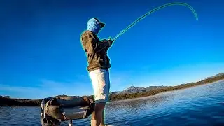 Get the Net..It’s a BIGGIN!! Lake El Salto, Mexico Bass Fishing