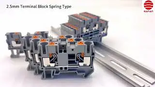 Plug-in terminal-plug Spring type