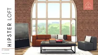HIPSTER LOFT 🌉 | The Sims 4 Custom Content Overview + Download | #Leoori
