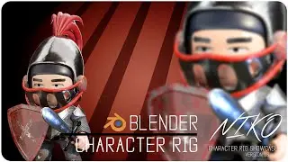 Niko Character Rig Showcase - Blender Rig