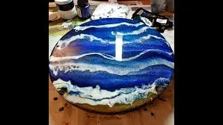 Resin Pour l Easy Ocean Pour l Fluid Art l Eli-Chem Resin