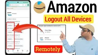How to logout Amazon account from all devices | Amazon prime video signout all devices remotely