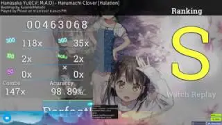 osu! Hanasaka Yui (CV: M.A.O) - Harumachi Clover [Halation] FC