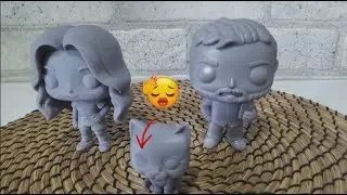 3D printing  Funko Pop style figures on ELEGOO Saturn 4 Ultra