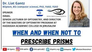 When and When NOT to Prescribe Prisms! #Prisms #FrenalPrisms | ECL-32 | Dr. Liat Gantz