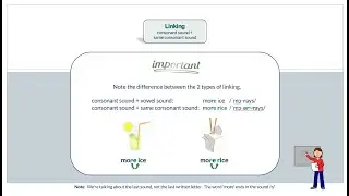 Linking:  consonant sound + same consonant sound