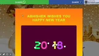 Happy new year webapp by techieupgrader