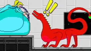 WAIT SAMUS!! 💔💀 ( Just don't eat the dragon at least ) THAT'S TOO MUCH FOOD!!!