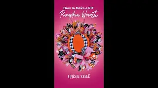 Love this Harlequin Pumpkin Wreath!