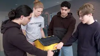 Floating Collaborations with High School Students