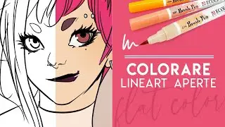 Guida definitiva: colorazione digitale veloce e precisa (anche linee aperte) | Photoshop tutorial