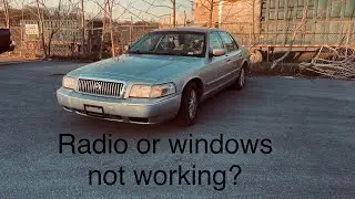 Windows and radio not working? (simple fix before going to a mechanic!)