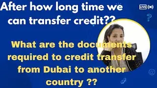 What are the documents required to credit transfer from Dubai🇦🇪 to another country ??Full video😍😍