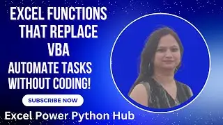 Excel Functions That Replace VBA: Automate Tasks Without Coding!