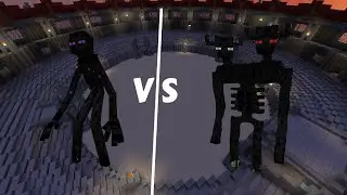 Titan VS Mutant Enderman (Minecraft Mob Battles)