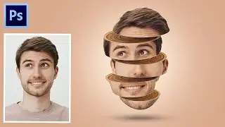 Tutorial SLICED HEAD EFFECT Di Photoshop