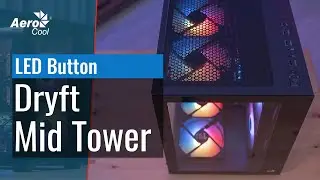 Dryft Mid Tower Case - How to Control the RGB Lighting with the PC LED Button