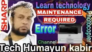 How to fix sharp error code MAINTENANCE REQUIRED and maintenance code || 