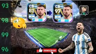 How To Train Nicolás Otamendi In efootball [efootball] #pes