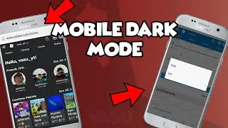 How to on dark mode in ROBLOX MOBILE!!