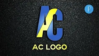 A C logo design in pixellab | ac logo design | a c logo design | logo design