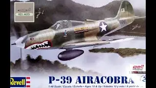 P-39 Airacobra | p-63 king cobra | Full Build | Revell | Monogram | Scale Model Building|WWII