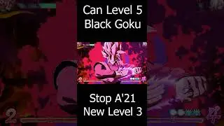 Can level 5 goku black stop a21's new level 3? #dbfz #dragonball #short #shorts