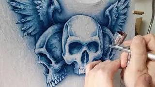 Winged Skulls - Der Klamotten Kustomizer